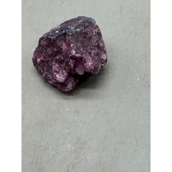 Raw Purple Rough Gemstone Specimen For Collectors Jewelry Making 1.5x1.5" READ - Picture 5 of 8